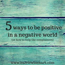 5 ways tocrush complaining