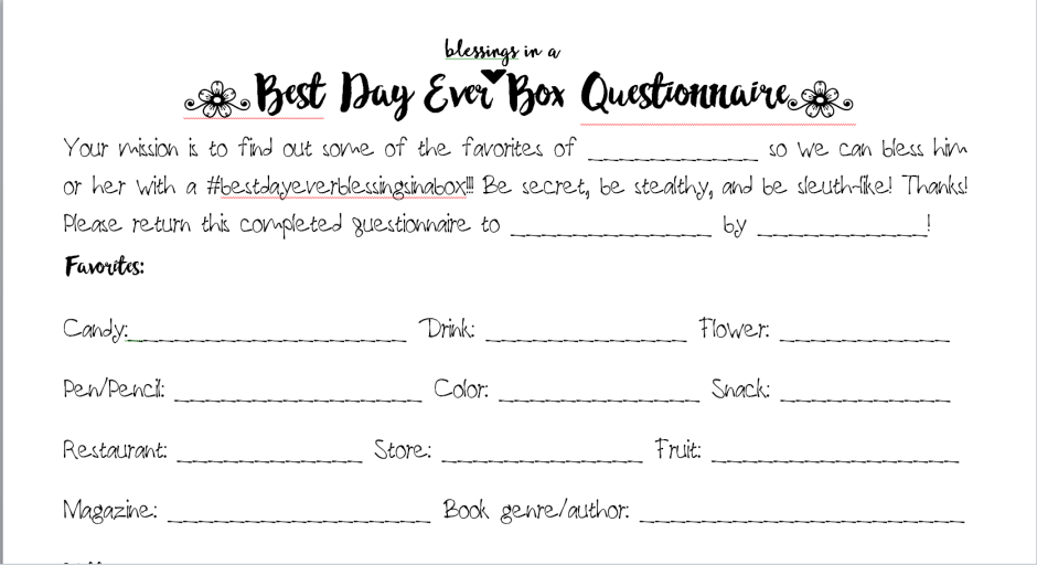 bestdayeverblessinginabox